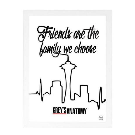 Quadro Decorativo Save Lives Greys Anatomy 33x45cm - Cantaki Menor preço em Quadro Decorativo Save Lives Greys Anatomy 33x45cm - Cantaki