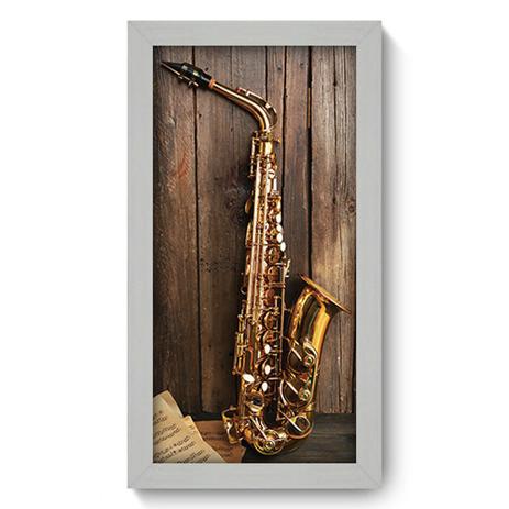 Quadro Decorativo - Saxofone - 19cm x 34cm - 039qdgb - Allodi é ruim? Quadro Decorativo - Saxofone - 19cm x 34cm - 039qdgb - Allodi é boa?