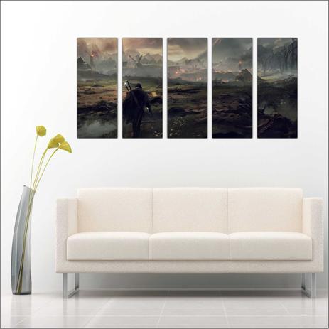 Quadro Decorativo Senhor Dos Anéis Filmes Mosaico Com 5 Peças GG1 - Vital Menor preço em Quadro Decorativo Senhor Dos Anéis Filmes Mosaico Com 5 Peças GG1 - Vital