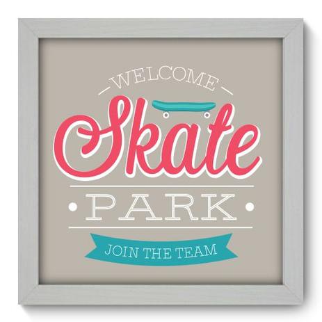 Quadro Decorativo - Skate Park - 22cm x 22cm - 007qdeb - Allodi Menor preço em Quadro Decorativo - Skate Park - 22cm x 22cm - 007qdeb - Allodi
