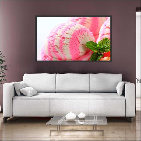 Quadro Decorativo Sorveterias Sorvete Gourmet Com Moldura TT14 - Vital é boa?