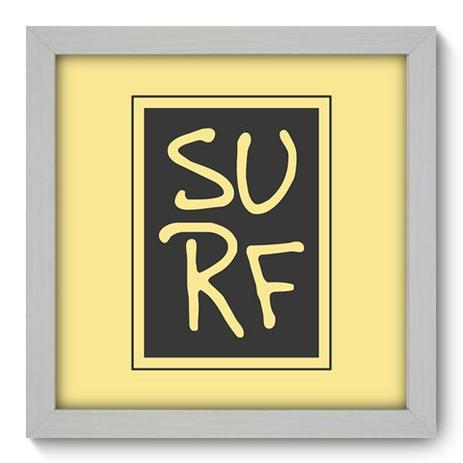 Quadro Decorativo - Surf - 22cm x 22cm - 427qddb - Allodi é boa?