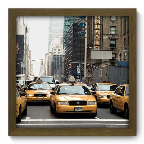 Quadro Decorativo - Taxi - 33cm x 33cm - 174qdmm - Allodi é boa?