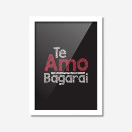 Quadro Decorativo Te Amo Bagarai 45cmx33cm Los Quadros Branco Menor preço em Quadro Decorativo Te Amo Bagarai 45cmx33cm Los Quadros Branco