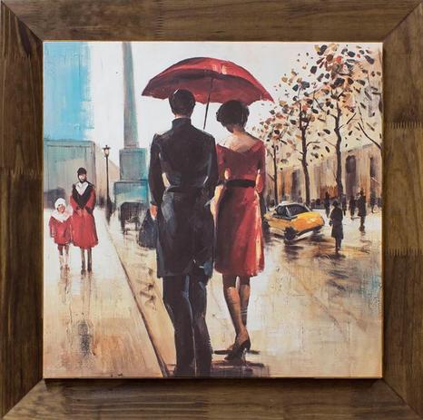 Quadro Decorativo Tela Emoldurada Rústica Casal B 75x75cm - Decore pronto Menor preço em Quadro Decorativo Tela Emoldurada Rústica Casal B 75x75cm - Decore pronto