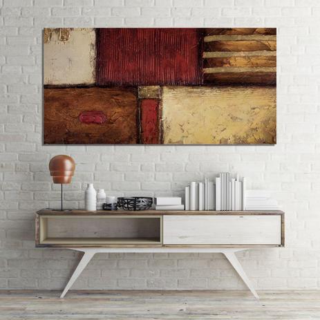 Quadro Decorativo Tela Impressa Abstrata 120x60cm - Decore pronto Menor preço em Quadro Decorativo Tela Impressa Abstrata 120x60cm - Decore pronto