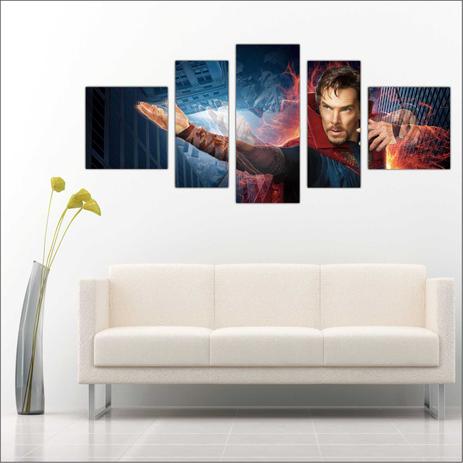 Quadro Decorativo The Avengers Doutor Estranho 5 Peças - Vital Menor preço em Quadro Decorativo The Avengers Doutor Estranho 5 Peças - Vital