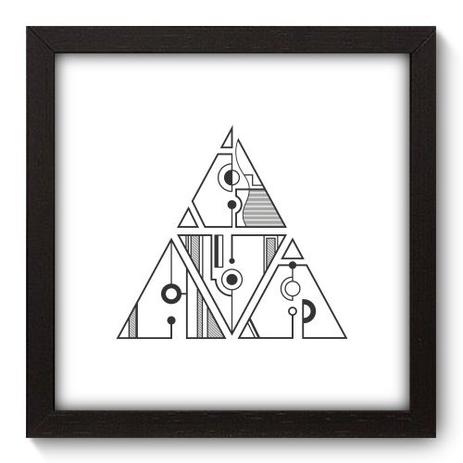 Quadro Decorativo - Triângulos - 22cm x 22cm - 196qnaap - Allodi é ruim? Quadro Decorativo - Triângulos - 22cm x 22cm - 196qnaap - Allodi é boa?