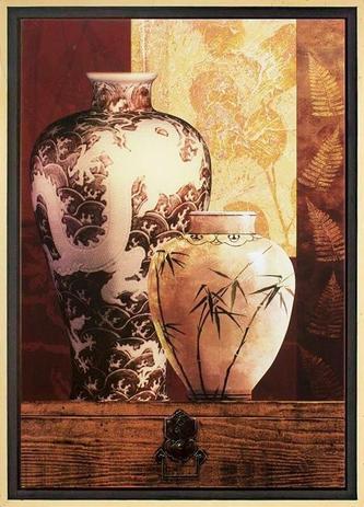 Quadro Decorativo Vasos c/ Pintura Abstrata Impressão Digital em Tela 65x95cm - Decore pronto Menor preço em Quadro Decorativo Vasos c/ Pintura Abstrata Impressão Digital em Tela 65x95cm - Decore pronto