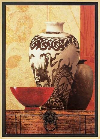 Quadro Decorativo Vasos Impressão Digital em Tela 65x95cm - Decore pronto Menor preço em Quadro Decorativo Vasos Impressão Digital em Tela 65x95cm - Decore pronto