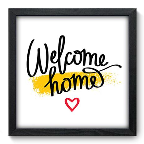 Quadro Decorativo - Welcome - 33cm x 33cm - 154qdrp - Allodi Menor preço em Quadro Decorativo - Welcome - 33cm x 33cm - 154qdrp - Allodi