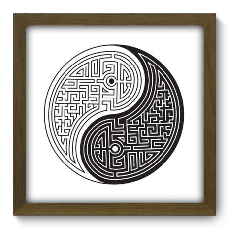 Quadro Decorativo - Yin Yang - 33cm x 33cm - 005qddm - Allodi Menor preço em Quadro Decorativo - Yin Yang - 33cm x 33cm - 005qddm - Allodi