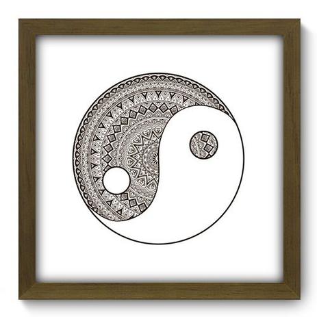 Quadro Decorativo - Yin-Yang - 33cm x 33cm - 402qddm - Allodi Menor preço em Quadro Decorativo - Yin-Yang - 33cm x 33cm - 402qddm - Allodi