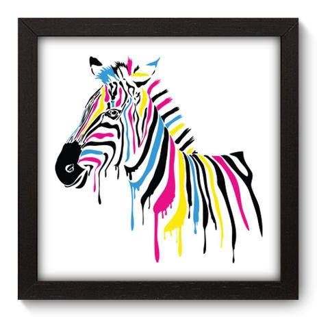 Quadro Decorativo - Zebra - 22cm x 22cm - 034qdvp - Allodi é boa?