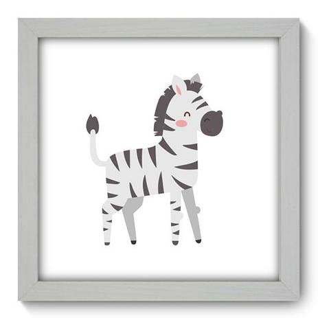 Quadro Decorativo - Zebra - 22cm x 22cm - 144qdbb - Allodi Menor preço em Quadro Decorativo - Zebra - 22cm x 22cm - 144qdbb - Allodi