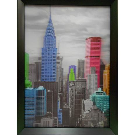 Quadro em 3 dimensões - 3D - Cidade Nova York - EUA - Mch ornamentos Menor preço em Quadro em 3 dimensões - 3D - Cidade Nova York - EUA - Mch ornamentos