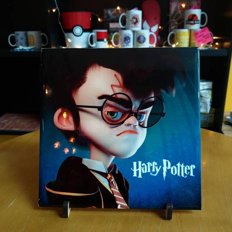 Quadro Em Azulejo Harry Potter Caricatura Desenho xcm Condado Quadro E Poster Decorativo Magazine Luiza