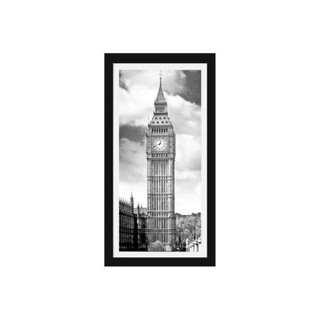 Quadro em Madeira com Vidro Cidades Big Ben 54x27cm - Kapos Menor preço em Quadro em Madeira com Vidro Cidades Big Ben 54x27cm - Kapos
