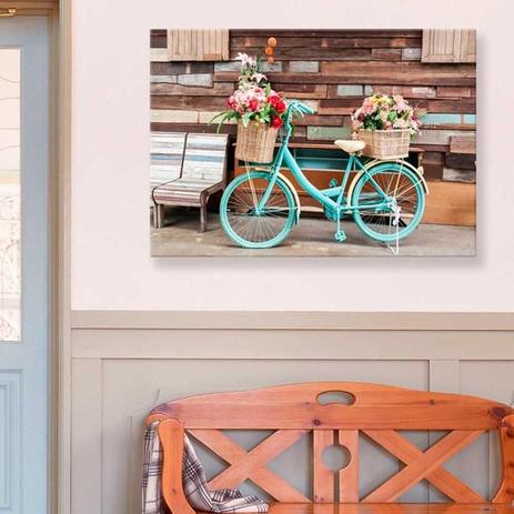 Quadro em Tela Canvas Bicicleta Vintage com Flores - Laprovence Menor preço em Quadro em Tela Canvas Bicicleta Vintage com Flores - Laprovence