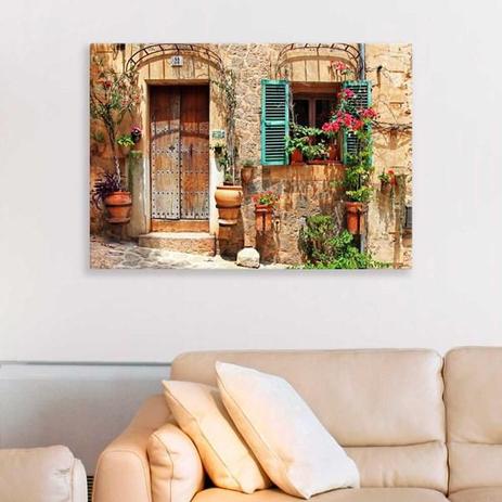 Quadro em Tela Canvas Pinceladas em Preto e Vermelho - Laprovence Menor preço em Quadro em Tela Canvas Pinceladas em Preto e Vermelho - Laprovence