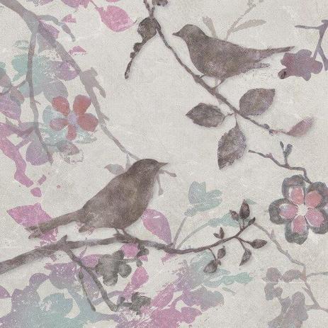 Quadro em Tela Decorativa Floral com Passarinhos 30x30cm - Decore pronto Menor preço em Quadro em Tela Decorativa Floral com Passarinhos 30x30cm - Decore pronto