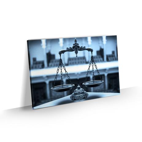Quadro Escritório Advocacia Balança da Justiça Grande 90x60 - Bimper Menor preço em Quadro Escritório Advocacia Balança da Justiça Grande 90x60 - Bimper