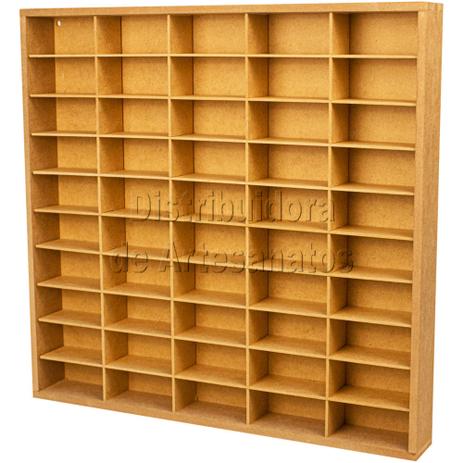 Quadro Estante Porta Hot Wheels Para 50 Carrinhos Mdf Cru 14334 - Distribuidora de Artefatos Mdf Menor preço em Quadro Estante Porta Hot Wheels Para 50 Carrinhos Mdf Cru 14334 - Distribuidora de Artefatos Mdf