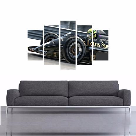 Quadro F1 Ayrton Senna Moderno Sala Hall Garagem Casa - Quadros mais Menor preço em Quadro F1 Ayrton Senna Moderno Sala Hall Garagem Casa - Quadros mais