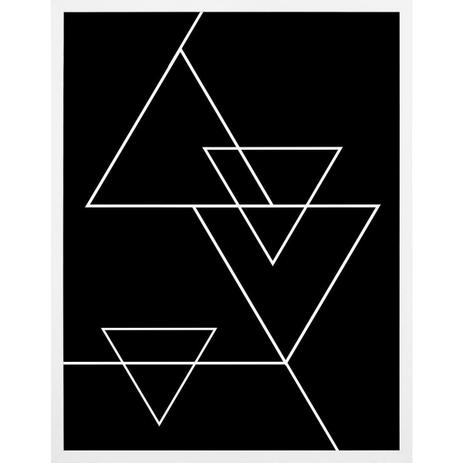 Quadro Geométrico Abstrato Minimalista Negativo 60x80cm - Decore pronto Menor preço em Quadro Geométrico Abstrato Minimalista Negativo 60x80cm - Decore pronto