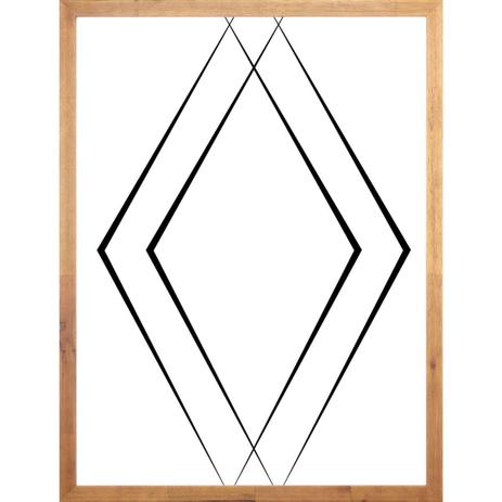 Quadro Geométrico Abstrato Triângulos Minimalista 60x80cm - Decore pronto Menor preço em Quadro Geométrico Abstrato Triângulos Minimalista 60x80cm - Decore pronto
