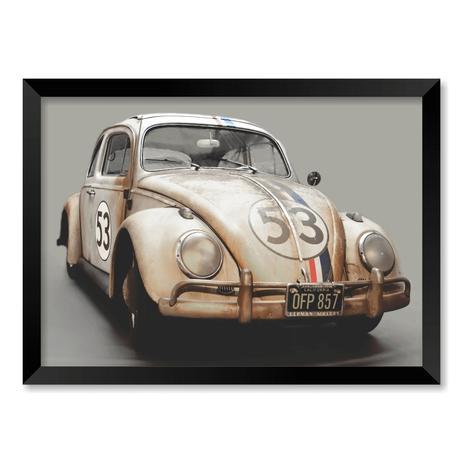 QUADRO HERBIE - TAMANHO A5 - Moldura Preta Sem Acrílico - Pôster no quadro é ruim? QUADRO HERBIE - TAMANHO A5 - Moldura Preta Sem Acrílico - Pôster no quadro é boa?