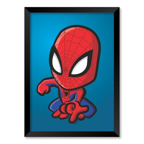 QUADRO HOMEM ARANHA - TAMANHO A4 - Moldura Preta Com Acrílico - Pôster no quadro Menor preço em QUADRO HOMEM ARANHA - TAMANHO A4 - Moldura Preta Com Acrílico - Pôster no quadro