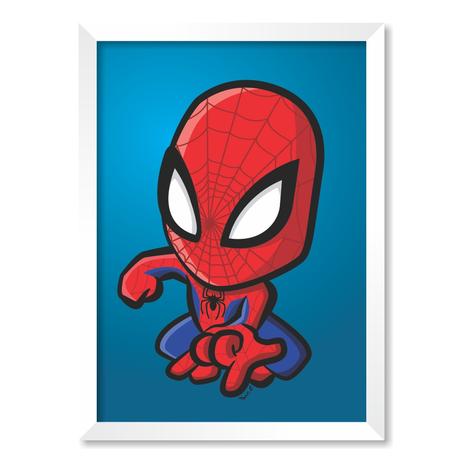 QUADRO HOMEM ARANHA - TAMANHO A5 - Moldura Branca Com Acrílico - Pôster no quadro é boa?