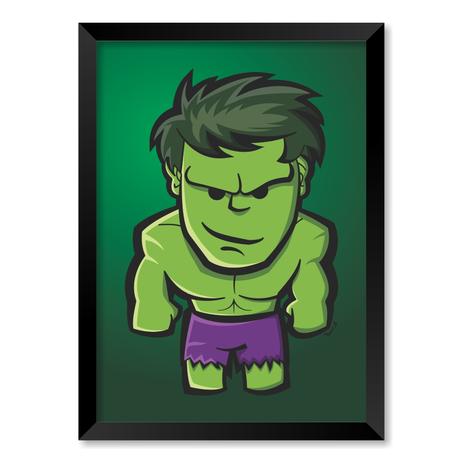 QUADRO HULK - TAMANHO A4 - Moldura Preta Sem Acrílico - Pôster no quadro Menor preço em QUADRO HULK - TAMANHO A4 - Moldura Preta Sem Acrílico - Pôster no quadro
