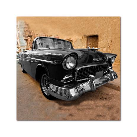 Quadro Impressão Digital Carro Preto 45x45 Uniart Menor preço em Quadro Impressão Digital Carro Preto 45x45 Uniart