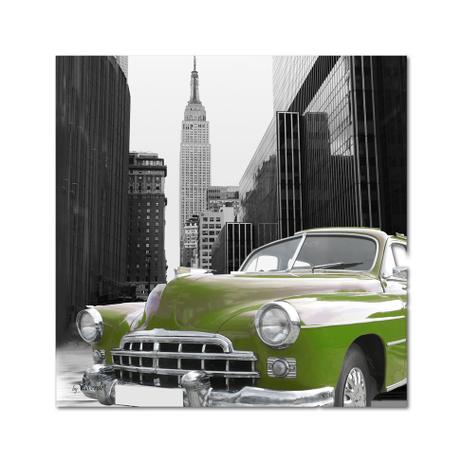 Quadro Impressão Digital Carro Verde 45x45 Uniart Menor preço em Quadro Impressão Digital Carro Verde 45x45 Uniart