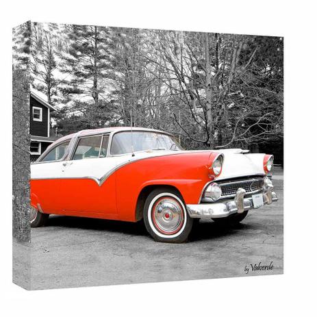 Quadro Impressão Digital Carro Vermelho 30x30cm Uniart Menor preço em Quadro Impressão Digital Carro Vermelho 30x30cm Uniart
