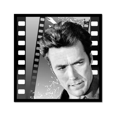 Quadro Impressão Digital Clint Eastwood Preto e Branco 45x45 Uniart Menor preço em Quadro Impressão Digital Clint Eastwood Preto e Branco 45x45 Uniart