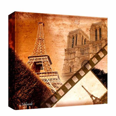 Quadro Impressão Digital Paris Mix Imagens Terra 30x30cm Uniart Menor preço em Quadro Impressão Digital Paris Mix Imagens Terra 30x30cm Uniart