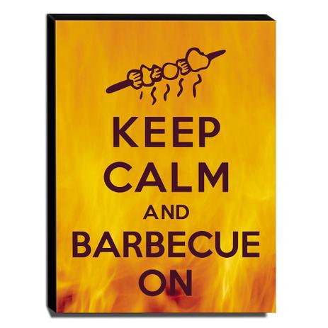 Quadro Keep Calm And Barbecue On Canvas 40x30cm-KCA69 - Lubrano decor Menor preço em Quadro Keep Calm And Barbecue On Canvas 40x30cm-KCA69 - Lubrano decor