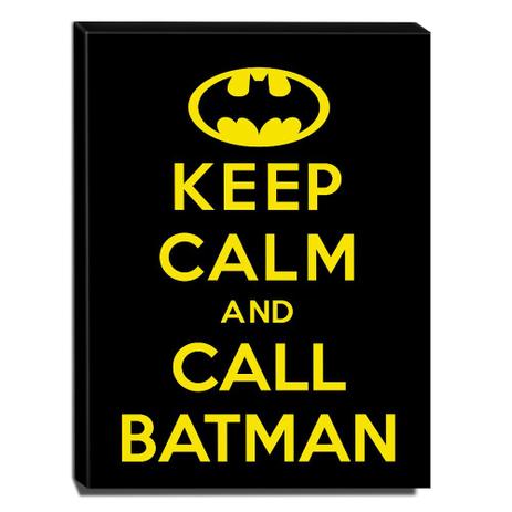 Quadro Keep Calm And Call Batman Canvas 40x30cm-KCA18 - Lubrano decor Menor preço em Quadro Keep Calm And Call Batman Canvas 40x30cm-KCA18 - Lubrano decor