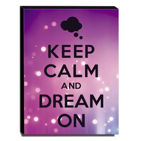Quadro Keep Calm And Dream On Canvas 40x30cm-KCA11 - Lubrano decor Menor preço em Quadro Keep Calm And Dream On Canvas 40x30cm-KCA11 - Lubrano decor