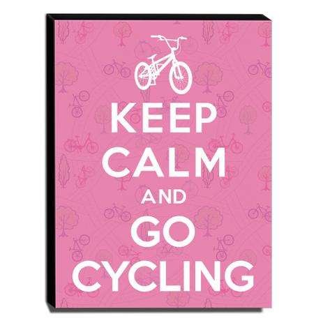 Quadro Keep Calm And Go Cycling Canvas 40x30cm-KCA26 - Lubrano decor Menor preço em Quadro Keep Calm And Go Cycling Canvas 40x30cm-KCA26 - Lubrano decor