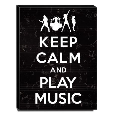 Quadro Keep Calm And Play Music Canvas 40x30cm-KCA37 - Lubrano decor Menor preço em Quadro Keep Calm And Play Music Canvas 40x30cm-KCA37 - Lubrano decor