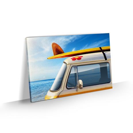 Quadro Kombi Estilo Praia Para Decoração Sala Quarto 60x40 - Bimper Menor preço em Quadro Kombi Estilo Praia Para Decoração Sala Quarto 60x40 - Bimper