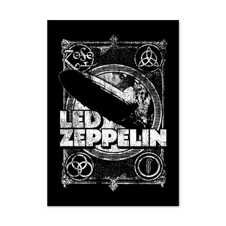 QUADRO LED ZEPPELIN - TAMANHO A4 - Placa Decorativa - MDF - Pôster no quadro Menor preço em QUADRO LED ZEPPELIN - TAMANHO A4 - Placa Decorativa - MDF - Pôster no quadro