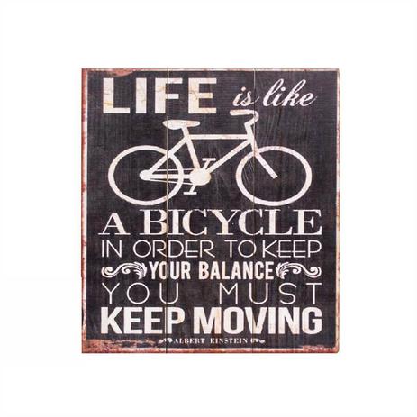 Quadro Life Is Like - Tommy Design Menor preço em Quadro Life Is Like - Tommy Design