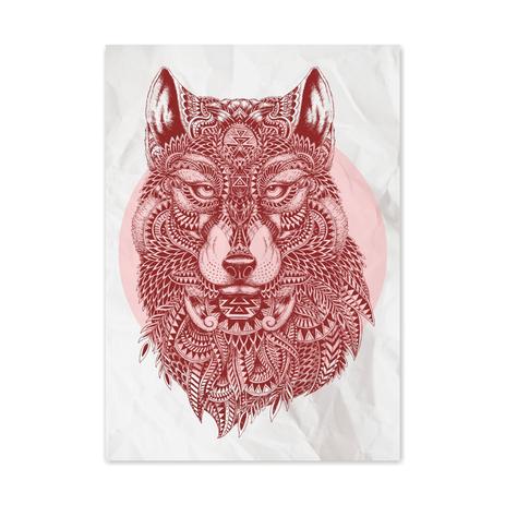 QUADRO LOBO MAORI - TAMANHO A4 - Placa Decorativa - MDF - Pôster no quadro é boa?