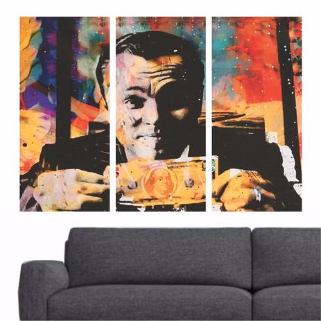 Quadro Lobo Wall Street Dólar Decorativo Para Sala - Quadros mais é boa?