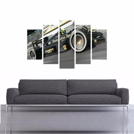 Quadro Lotus Carro Corrida Ayrton Senna F1 Decorativo 160x80 - Quadros mais Menor preço em Quadro Lotus Carro Corrida Ayrton Senna F1 Decorativo 160x80 - Quadros mais